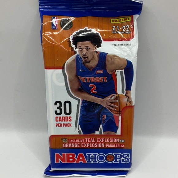 2021-22 Panini NBA Hoops 30 Card Basketball Cello Fat Packs New & Sealed! - Picture 1 of 1
